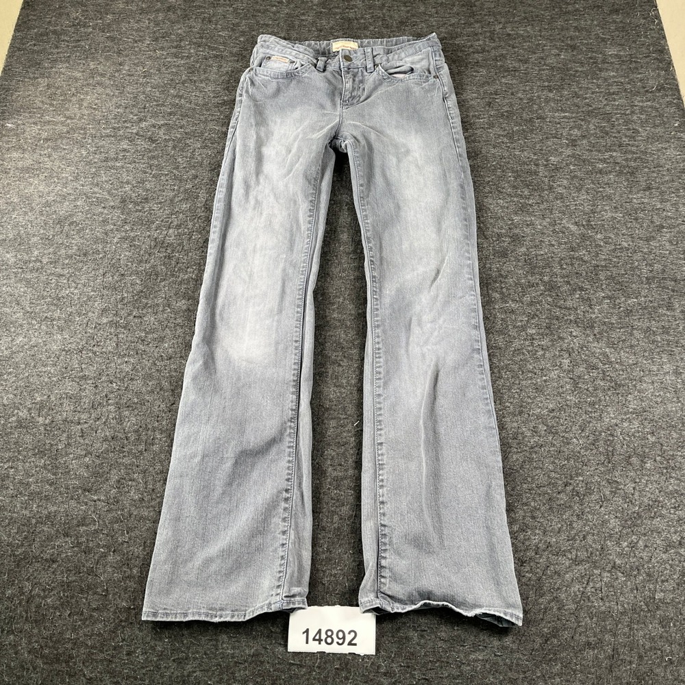 Vintage Calvin Klein Jeans Pants Womens 26 Gray Excellent Bootcut Stretch Denim